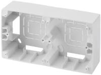 Коробка для накладного монтажа ЭРА 12-6102-01 2 поста, ЭРА12, белый арт. Б0043170 (1 шт.)