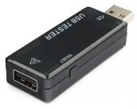 USB тестер Energenie EG-EMU-03, до 30V/5A, QC 2.0 и 3.0, черный