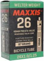 Велокамера Maxxis 2023 Welter Weight 26x1.0/1.25 FVSEP48 Вело ниппель 48