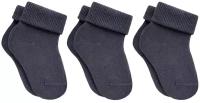 Комплект из 3 пар детских носков RuSocks (Орудьевский трикотаж) темно-серые (м)