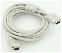 Кабель VGA DB15 (m) - DB15 (m), ферритовый фильтр, 5м [cable1]