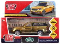 Машинка игрушка детская для мальчика Range Rover Vogue хром Технопарк детская модель металлическая коллекционная инерционная