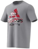 Футболка муж. H44077/adidas/(MOS TEE 1)/LIGHT ONIX/LTONIX/размер M