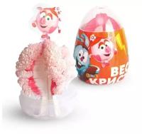 Игрушка сюрприз в яйце -Набор для опытов, вырасти кристалл, Смешарики, в ассортименте, 1 шт