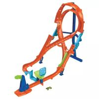Hot Wheels Action Vertikaler 8er-Kurvensprung HMB15 оранжевый/синий