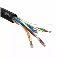 ЭРА Кабель витая пара U/UTP 4x2x24AWG Cat5e CCA PE OUTDOOR 305м SIMPLE (2/30)