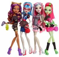 Набор кукол Monster High: Клодин Вульф, Гулия, Рошель и Венера, Mattel