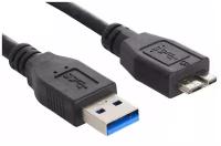 Кабель USB A (M) - microUSB 3.0 B (M), 1.5м, Buro Black (MK30-AM-1.5)