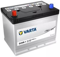 Аккумулятор автомобильный VARTA 68 a/h 580A D26R-1 пр. пол, 568311058 (д-258 мм/в-223 мм/ш-175 мм)