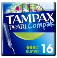 Тампоны TAMPAX Compak Super Duo с аппликатором 16шт/уп