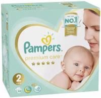 Подгузники детские PAMPERS Premium Care Mini 2, 4-8кг, 102шт