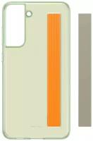 Панель-накладка Samsung Slim Strap Cover Olive для Samsung Galaxy S21 FE