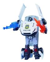 Трансформер Пламенный мотор Робот-Машина Полиция 870732, белый