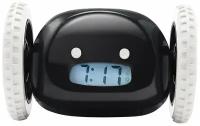 Будильник убегающий Alarm Clock/ будильник на колесах / умный будильник / электронные часы VITtovar, черный