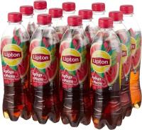 Чай Lipton черный, мята, арбуз, 0.5 л, 12 шт