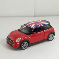 Металлическая машинка 1:34-1:39 NEW MINI HATCH, красный 43696U-D Welly