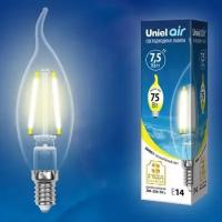 Светодиодная лампа Uniel LED-CW35-7,5W/WW/E14/CL GLA01TR Форма 