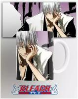 Кружка с принтом Аниме Блич Гин Ичимару Bleach Gin Ichimaru