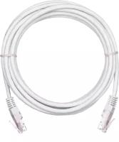 Патч-корд 0.5м Белый NETLAN RJ45 U/UTP 4 пары