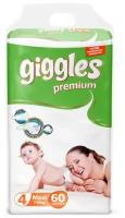 Подгузники Giggles Premium (7-18 кг) 60 шт