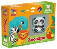 Развивающая игра Vladi Toys Набор магнитов Зоопарк VT3106-19