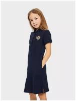 Платье BAON Платье-поло для девочки Baon BK451201, размер: 152-158, синий