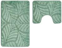 Icarpet Набор ковриков для ванной актив icarpet размер 50x80+50x40 дизайн 001 зеленый 52