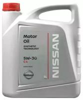 Синтетическое моторное масло Nissan 5W-30