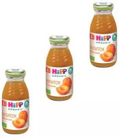 Напиток HiPP Organic Абрикосовый, c 4 месяцев, 0.2 л, 3 шт