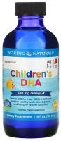 Nordic Naturals, ДГК для детей от 1 до 6 лет, со вкусом клубники, 530 мг, 119 мл (4 жидк. унции)