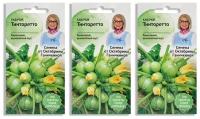 Набор семян Кабачок Тинторетто 1.5 г для выращивания - 3 уп., семена кабачка для посадки и посева, кабачки для теплицы сада, балконные, семена овощей