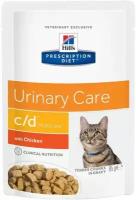 Hill's Prescription Diet c/d Multicare Urinary Care пауч для кошек при МКБ Курица