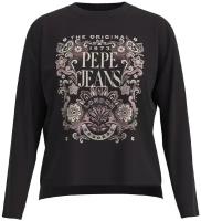 джемпер для женщин, Pepe Jeans London, модель: PL505393, цвет: черный, размер: 50(XL)