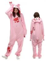 Костюм-пижама Кигуруми для взрослых Розовый медведь Gloomy Bear