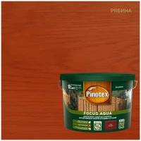 Пропитка PINOTEX Focus Aqua для деревянных садовых строений Рябина 9 л
