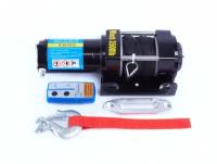 Лебедка электрическая 12V Electric Winch 3500lbs / 1587 кг кевларовый трос