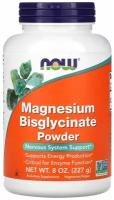NOW Foods Magnesium Bisglycinate Биглицинат магния порошок 227 g