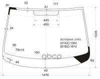 Стекло Лобовое Volkswagen Touran 03-10 XYG арт. 8577AGNVW LFW/X