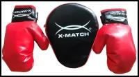 X-Match 647200, 3 шт., красный/черный
