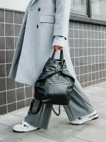 Сумка рюкзак женская Igermann трансформер натуральная кожа городской кожаный деловой для путешествий, сделано в Беларуси 18С882КЧ6