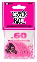 Набор медиаторов 0.60 mm ERNIE BALL 9179 Everlast 12 шт./уп