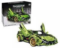 Конструктор/ Technic/ Гоночная машина Lamborghini Sian/ 2096 деталей/ 11020/ ребенку