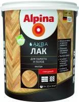 Alpina Aqua лак акриловый для паркета и полов (глянцевый, 2,5л)