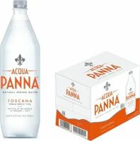 Вода минеральная Acqua Panna (Аква Панна) 1,0 л х 12 бутылок, б/г пэт