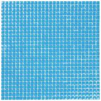 Мозаика Vidromar VPC-143-Blue из глянцевого стекла размер 30х30 см чип 10x10 мм толщ. 4 мм площадь 0.09 м2 на сетке