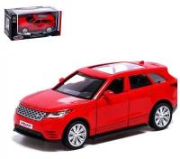 Машина металлическая LAND ROVER RANGE ROVER VELAR, 1:42, инерция, цвет красный (1 шт