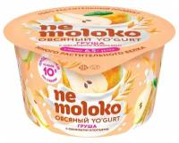 Продукт овсяный Nemoloko Yogurt груша-овсяные хлопья обогащённый для детского питания, 130г