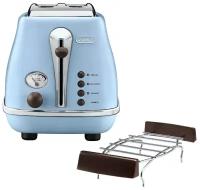 Тостер DeLonghi CTOV 2103.AZ, голубой