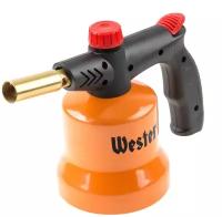 Газовая паяльная лампа Wester PL04 1850С, до 3ч, пьезоподжиг