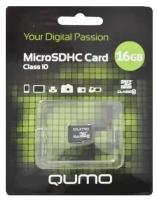 Карта памяти microSDHC Qumo 16 Гб класс 10